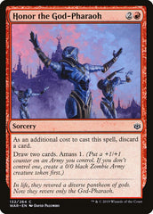 Honrar o Faraó-deus / Honor the God-Pharaoh - Magic: The Gathering - MoxLand