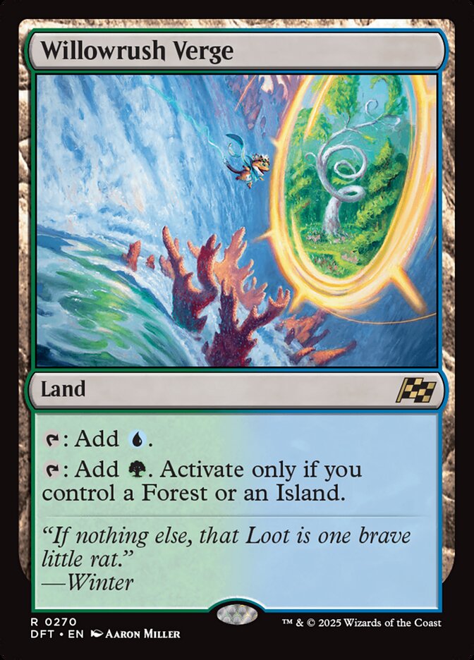 Limiar de Silvotorrente / Willowrush Verge - Magic: The Gathering - MoxLand
