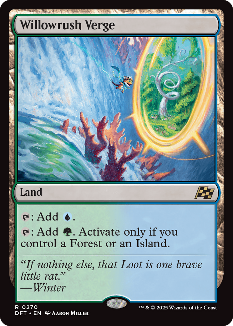 Limiar de Silvotorrente / Willowrush Verge - Magic: The Gathering - MoxLand