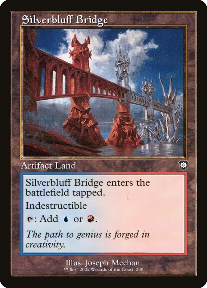 Ponte de Platinofalésias / Silverbluff Bridge - Magic: The Gathering - MoxLand