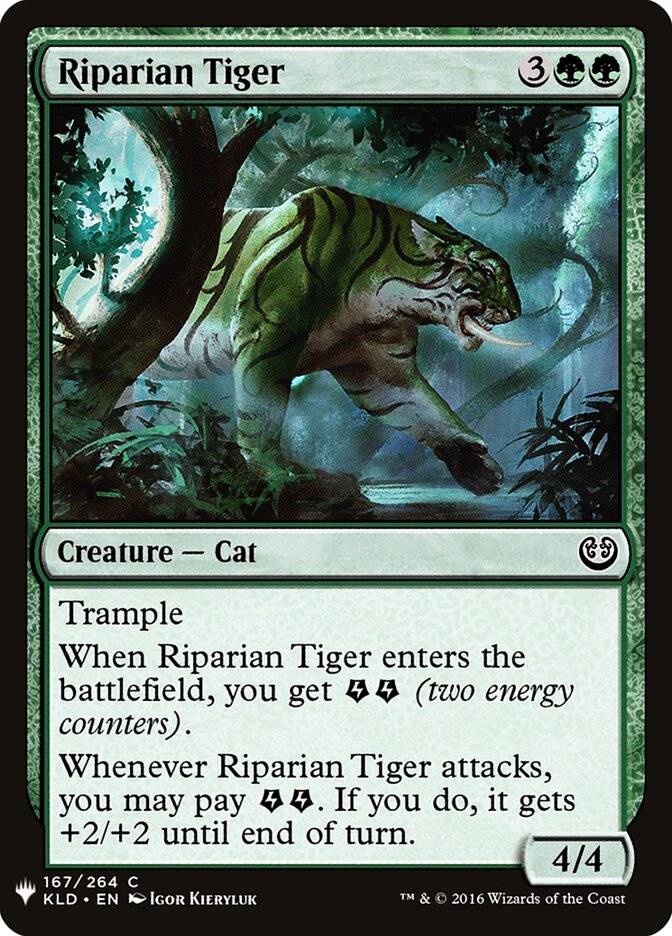 Tigre Ripariano / Riparian Tiger - Magic: The Gathering - MoxLand