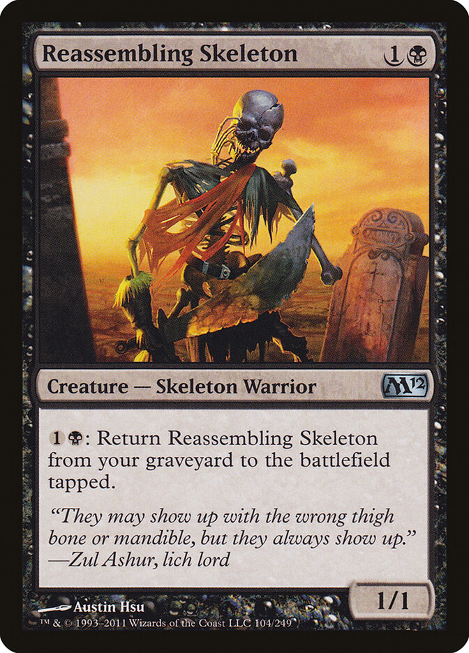 Esqueleto Remontado / Reassembling Skeleton - Magic: The Gathering - MoxLand