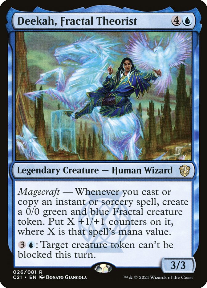 Deekah, Teórica dos Fractais / Deekah, Fractal Theorist - Magic: The Gathering - MoxLand
