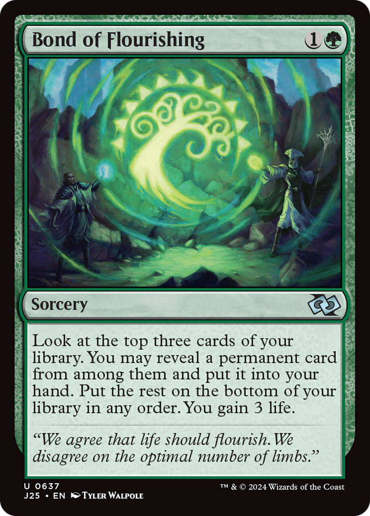 Elo do Florescimento / Bond of Flourishing - Magic: The Gathering - MoxLand