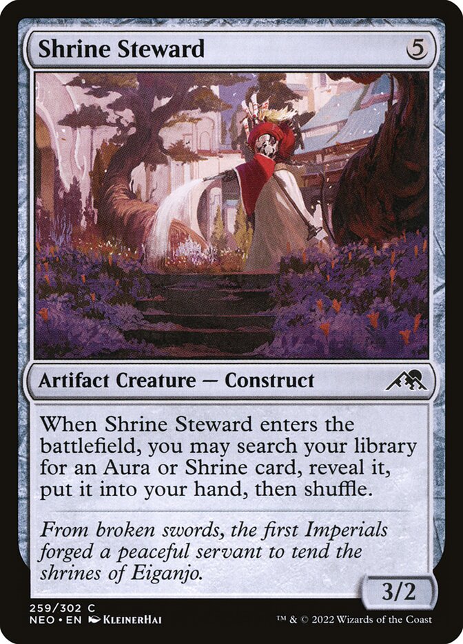 Zelador do Sacrário / Shrine Steward - Magic: The Gathering - MoxLand