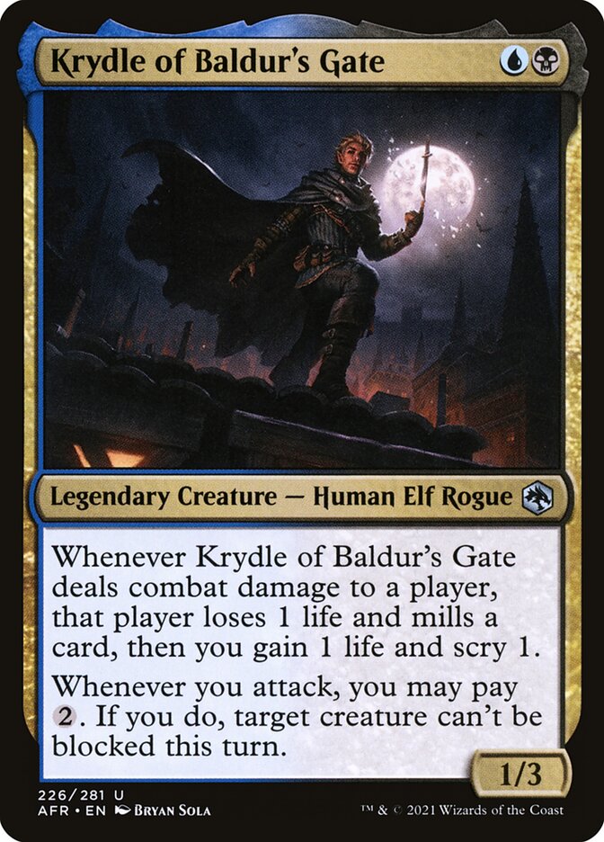 Krydle do Portal de Baldur / Krydle of Baldur's Gate - Magic: The Gathering - MoxLand