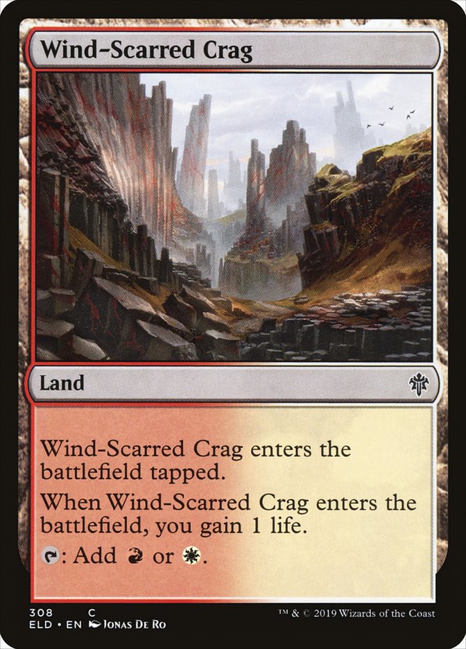 Penhasco Marcado pelo Vento / Wind-Scarred Crag - Magic: The Gathering - MoxLand