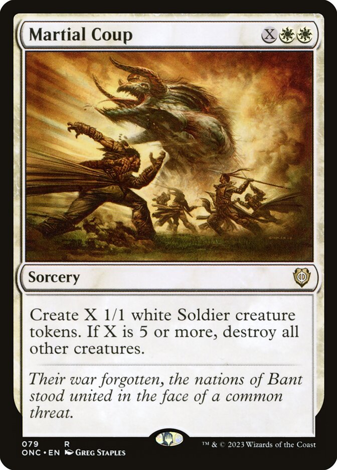Golpe Marcial / Martial Coup - Magic: The Gathering - MoxLand