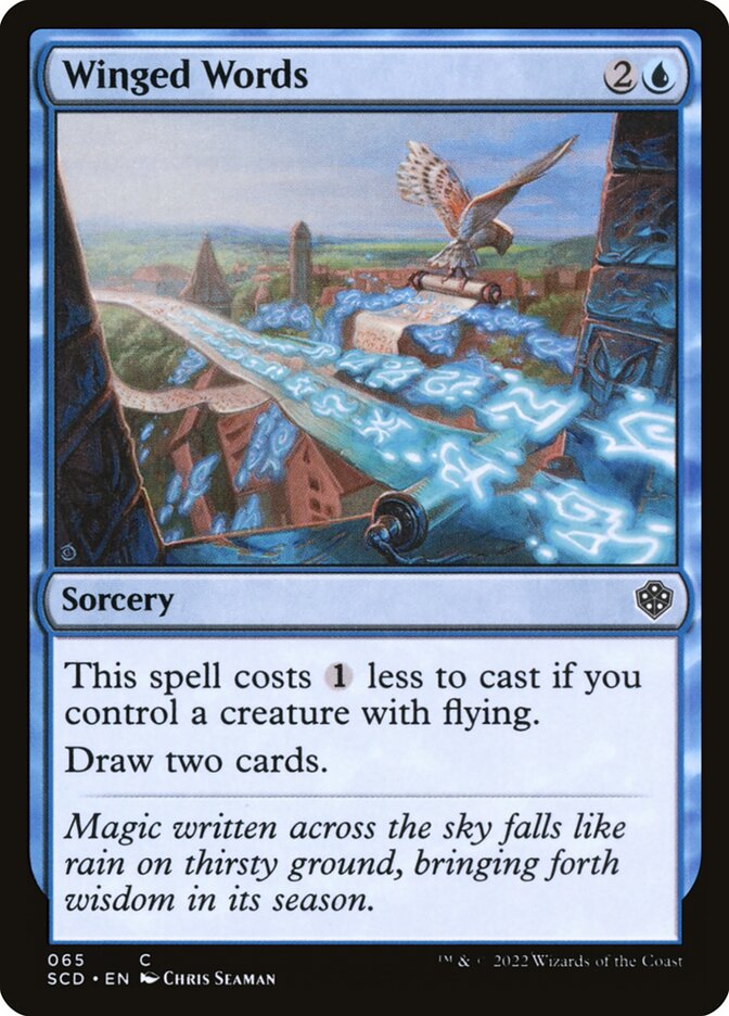Palavras Aladas / Winged Words - Magic: The Gathering - MoxLand