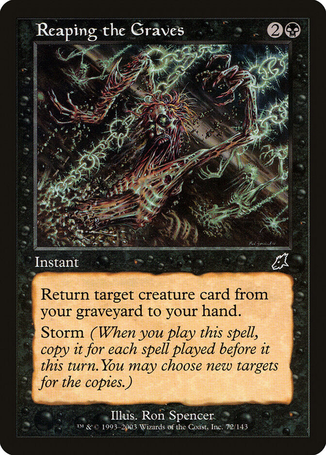 Violando os Túmulos / Reaping the Graves - Magic: The Gathering - MoxLand