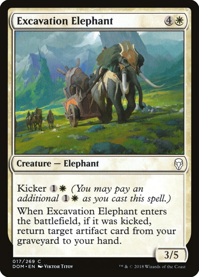 Elefante de Escavação / Excavation Elephant - Magic: The Gathering - MoxLand