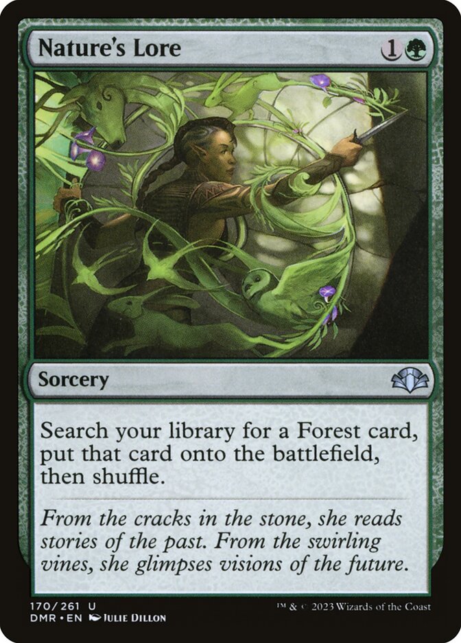 Sabedoria da Natureza / Nature's Lore - Magic: The Gathering - MoxLand