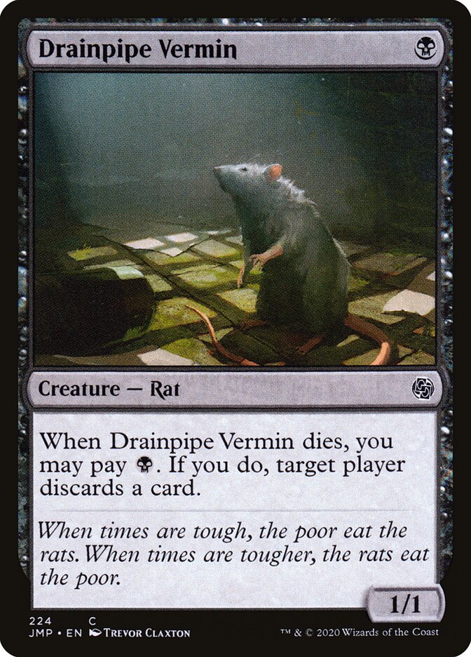 Ratazana de Esgoto / Drainpipe Vermin - Magic: The Gathering - MoxLand