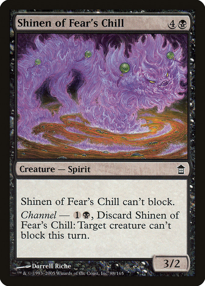 Shinen do Arrepio de Medo / Shinen of Fear's Chill - Magic: The Gathering - MoxLand