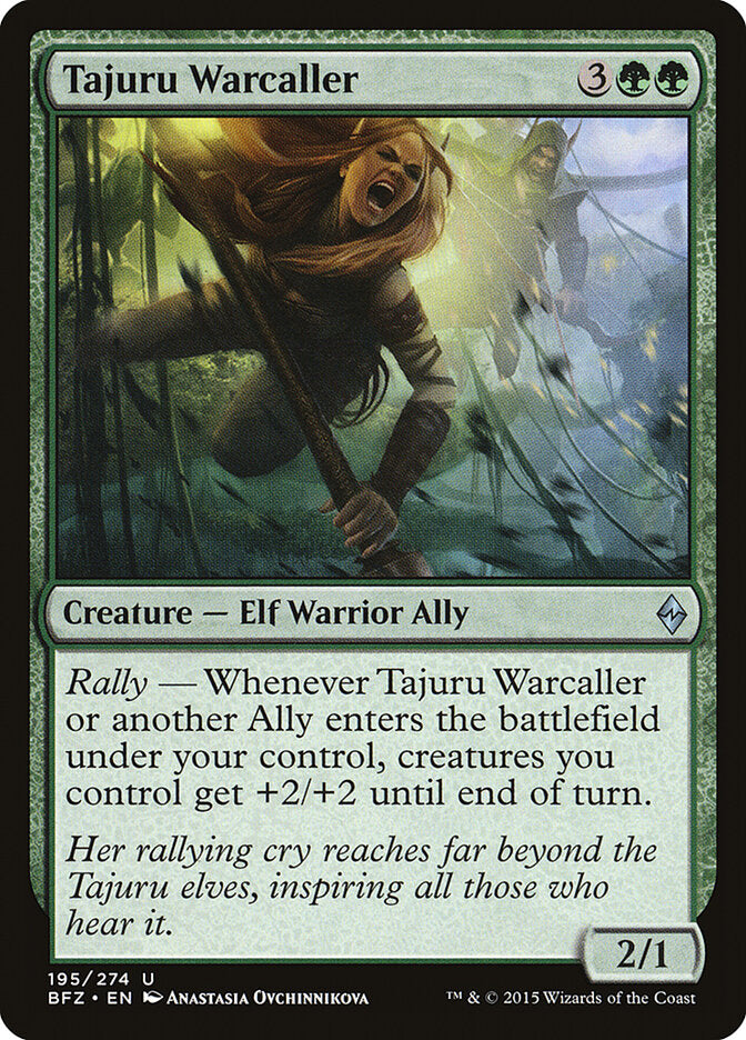 Invocador de Guerra Tajuru / Tajuru Warcaller - Magic: The Gathering - MoxLand