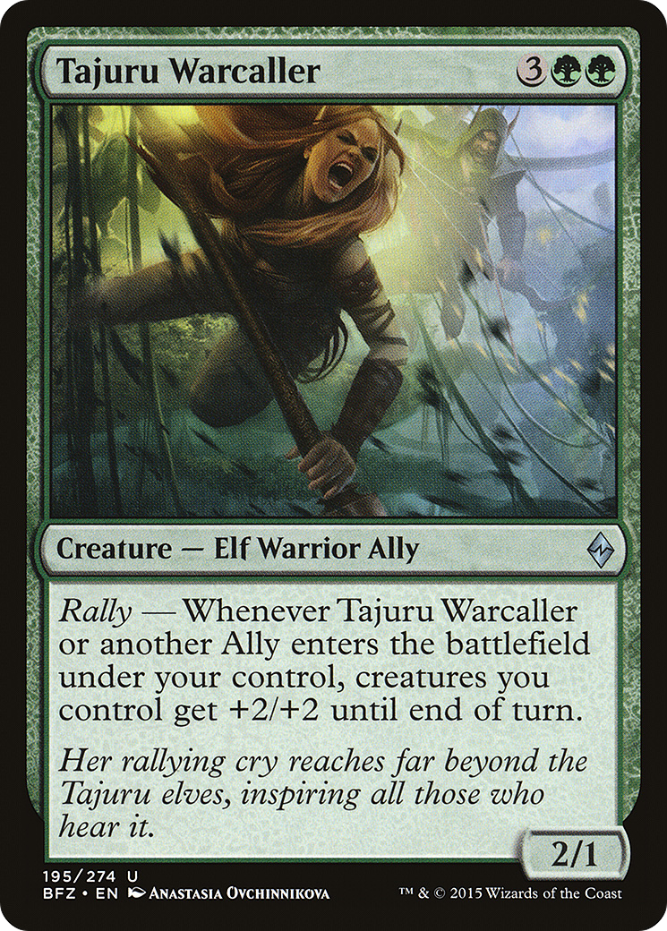 Invocador de Guerra Tajuru / Tajuru Warcaller - Magic: The Gathering - MoxLand