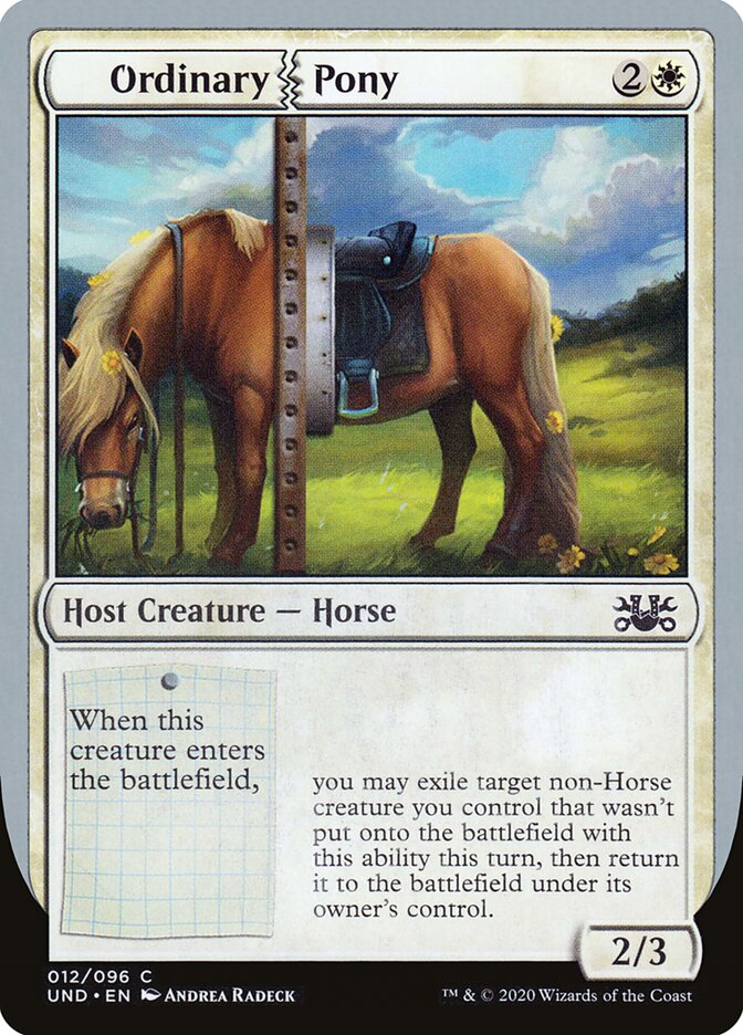 Ordinary Pony / Ordinary Pony - Magic: The Gathering - MoxLand