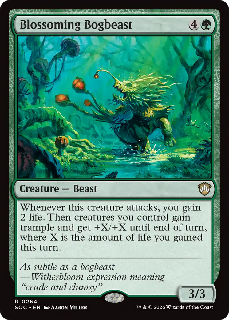 Fera-do-pântano Florescente / Blossoming Bogbeast - Magic: The Gathering - MoxLand