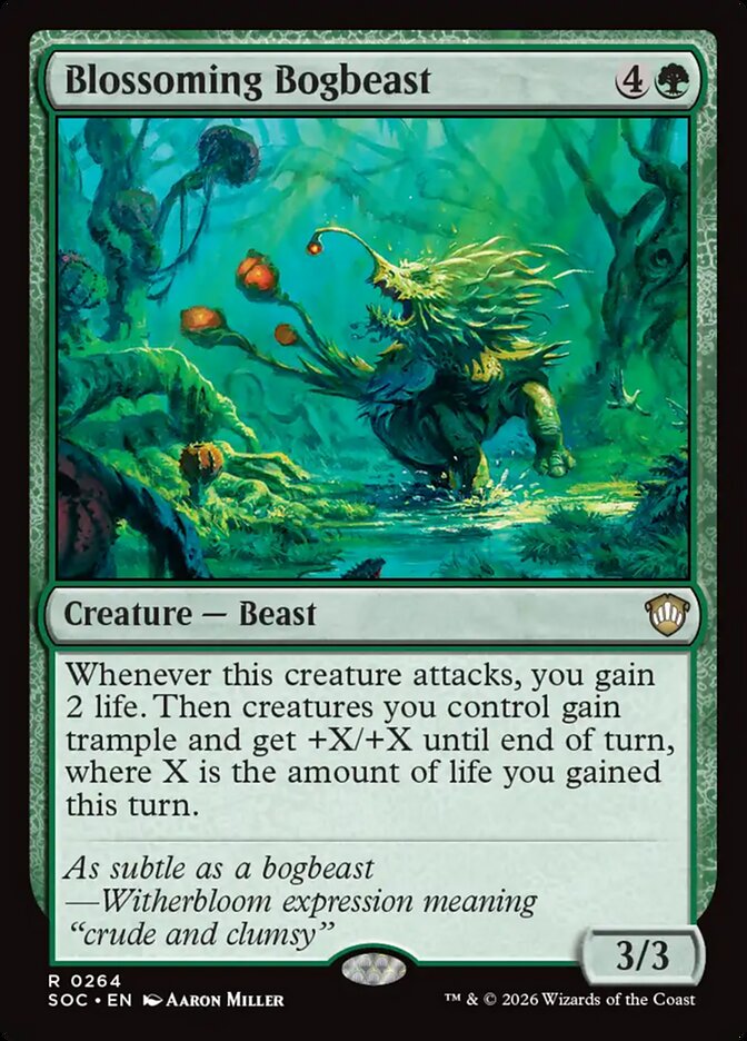 Fera-do-pântano Florescente / Blossoming Bogbeast - Magic: The Gathering - MoxLand