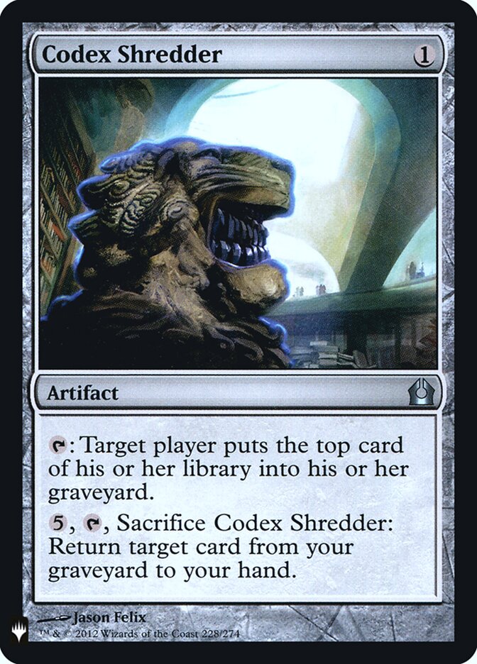 Triturador de Códices / Codex Shredder - Magic: The Gathering - MoxLand
