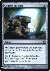 Triturador de Códices / Codex Shredder - Magic: The Gathering - MoxLand