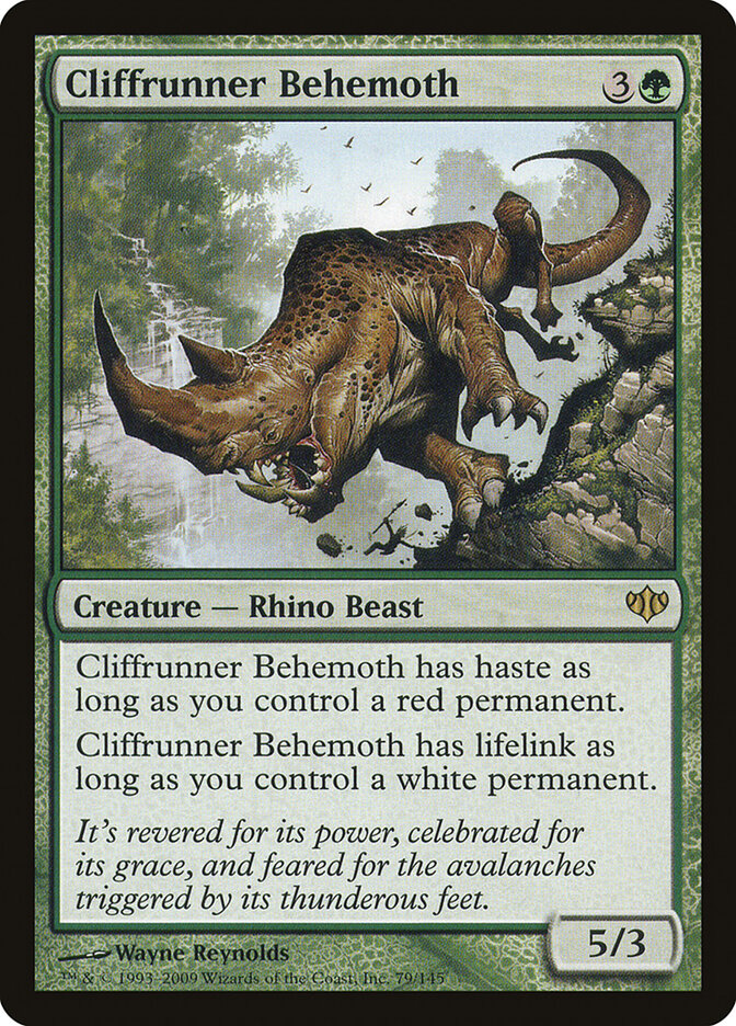 Behemoth Escala-Penhasco / Cliffrunner Behemoth - Magic: The Gathering - MoxLand