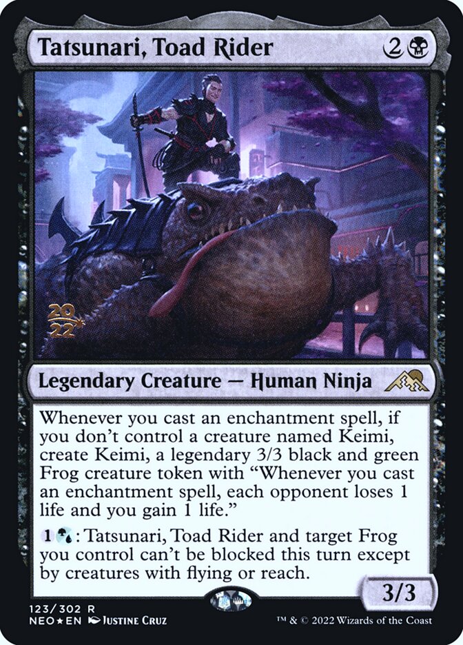 Tatsunari, Ginete de Sapo / Tatsunari, Toad Rider - Magic: The Gathering - MoxLand