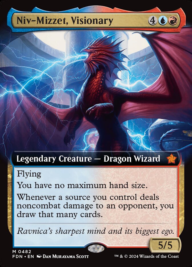 Niv-Mizzet, Visionário / Niv-Mizzet, Visionary - Magic: The Gathering - MoxLand