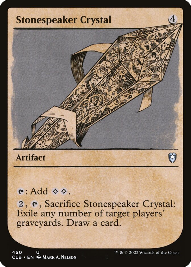 Cristal do Orador das Pedras / Stonespeaker Crystal - Magic: The Gathering - MoxLand