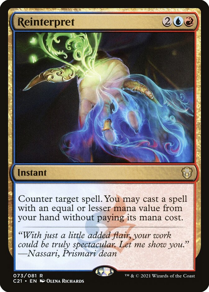 Reinterpretar / Reinterpret - Magic: The Gathering - MoxLand