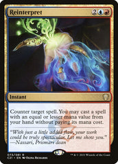 Reinterpretar / Reinterpret - Magic: The Gathering - MoxLand