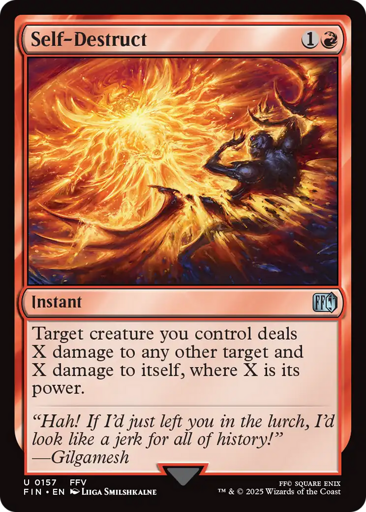 Autodestruição / Self-Destruct - Magic: The Gathering - MoxLand