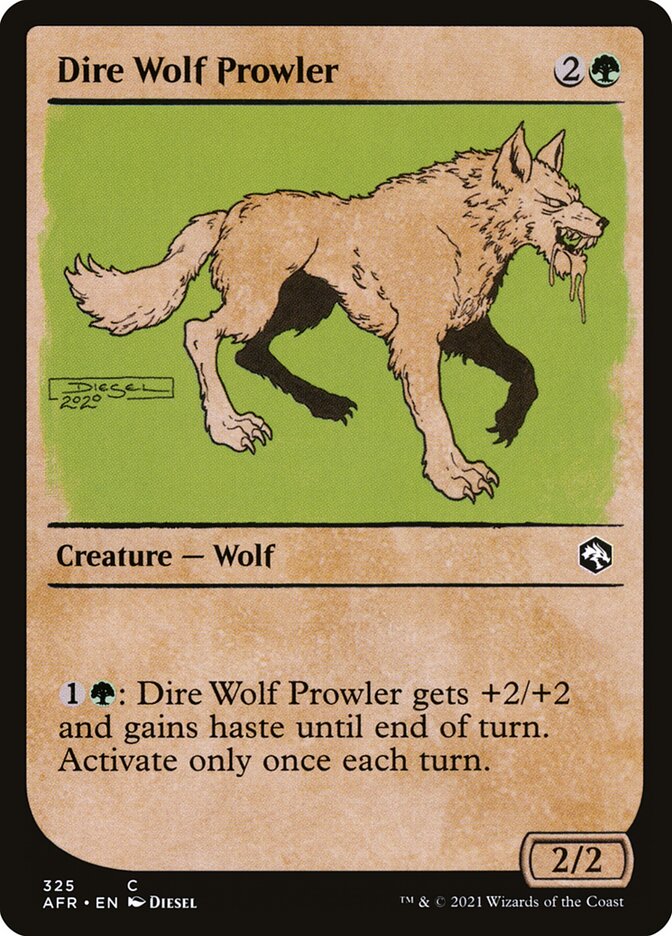 Espreitador Lobo Atroz / Dire Wolf Prowler - Magic: The Gathering - MoxLand