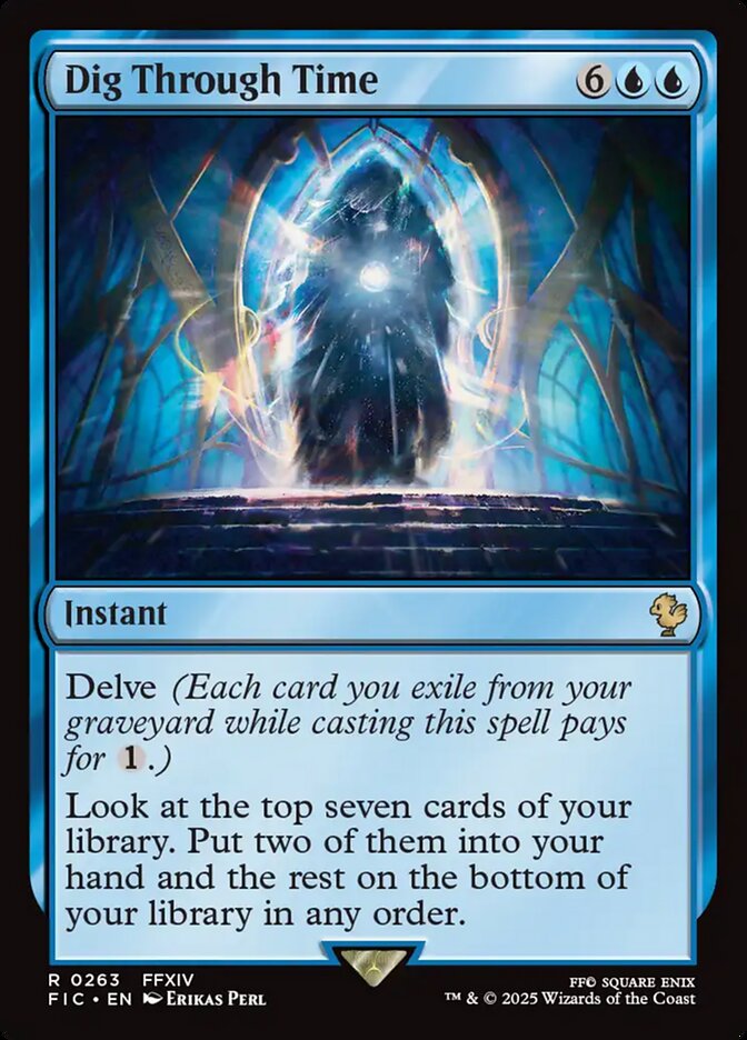 Revirar o Tempo / Dig Through Time - Magic: The Gathering - MoxLand