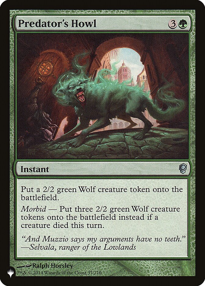 Predator's Howl - Magic: The Gathering - MoxLand
