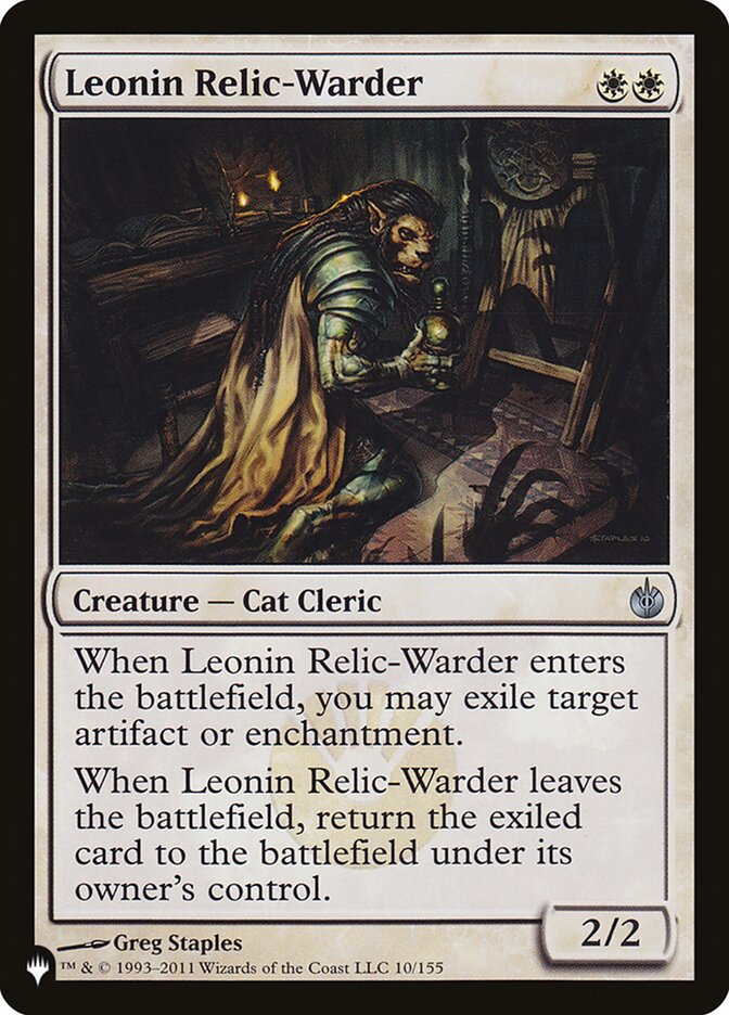 Guarda-relíquias Leonino / Leonin Relic-Warder - Magic: The Gathering - MoxLand