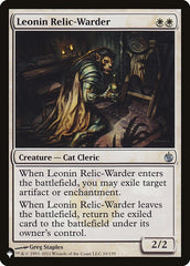 Guarda-relíquias Leonino / Leonin Relic-Warder - Magic: The Gathering - MoxLand