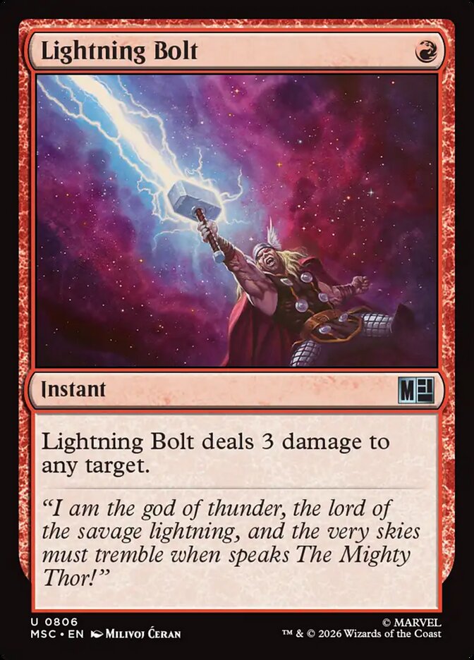 Raio / Lightning Bolt - Magic: The Gathering - MoxLand