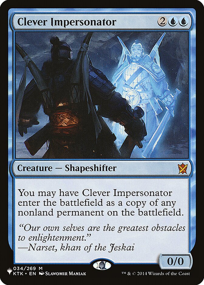 Personificador Astuto / Clever Impersonator - Magic: The Gathering - MoxLand