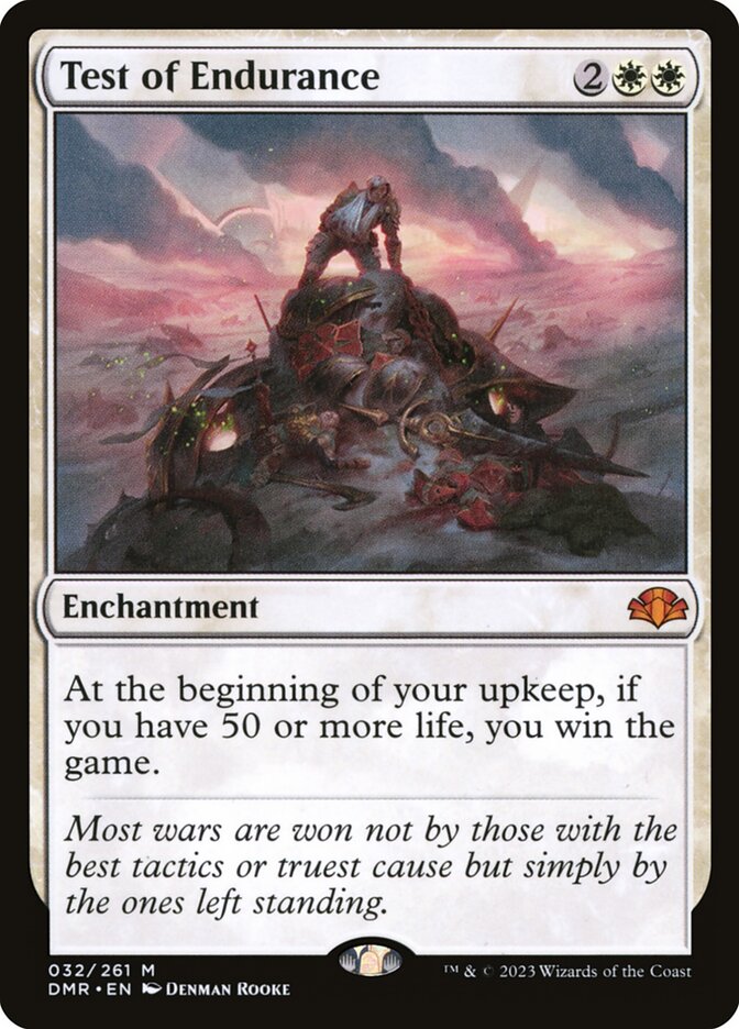 Teste de Resistência / Test of Endurance - Magic: The Gathering - MoxLand