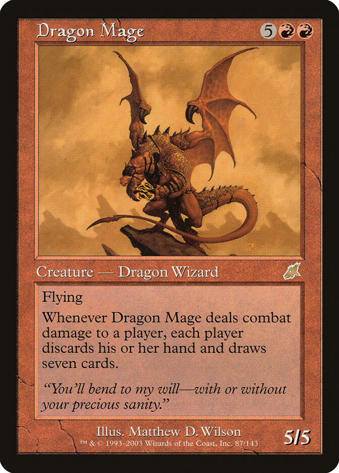 Dragão Mago / Dragon Mage - Magic: The Gathering - MoxLand