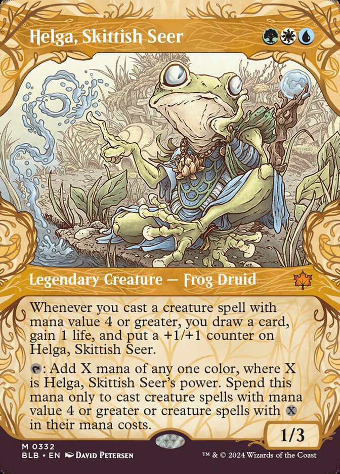 Helga, Vidente Arisca / Helga, Skittish Seer - Magic: The Gathering - MoxLand