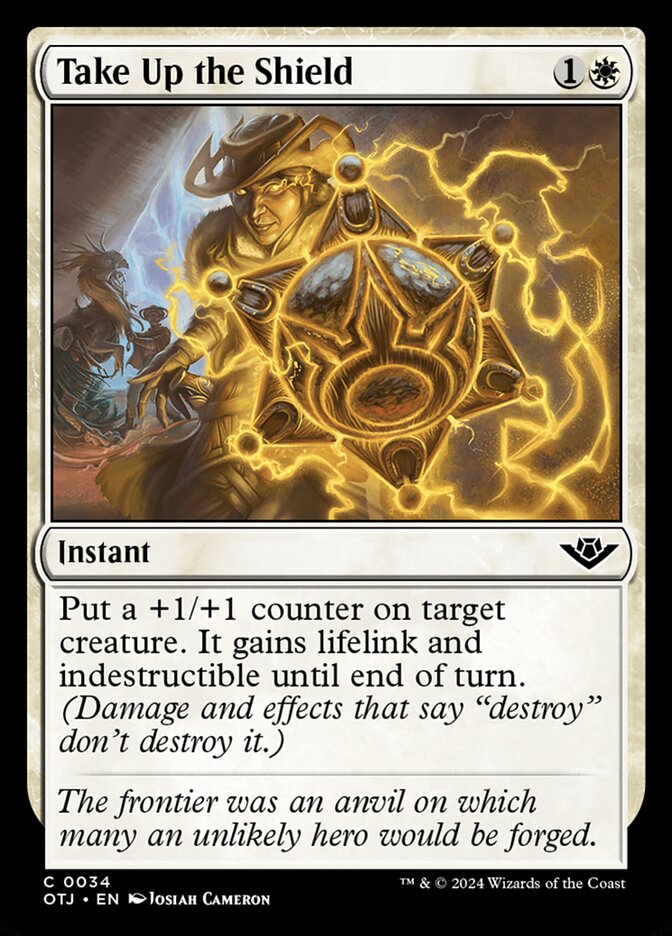 Empunhar o Escudo / Take Up the Shield - Magic: The Gathering - MoxLand
