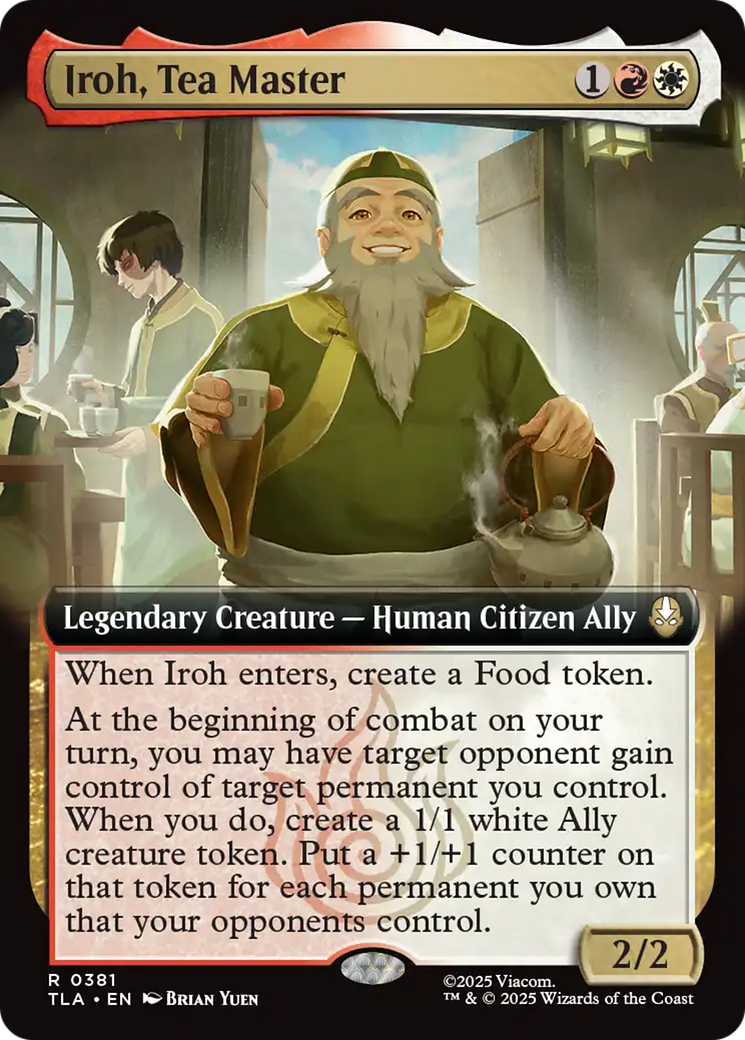 Iroh, Mestre do Chá / Iroh, Tea Master - Magic: The Gathering - MoxLand