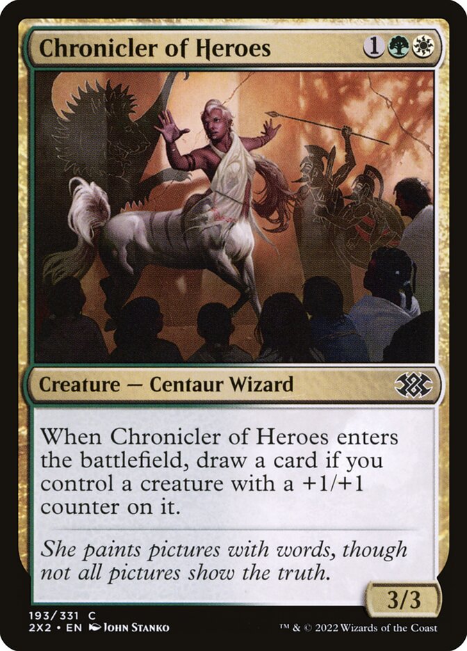 Cronista de Heróis / Chronicler of Heroes - Magic: The Gathering - MoxLand