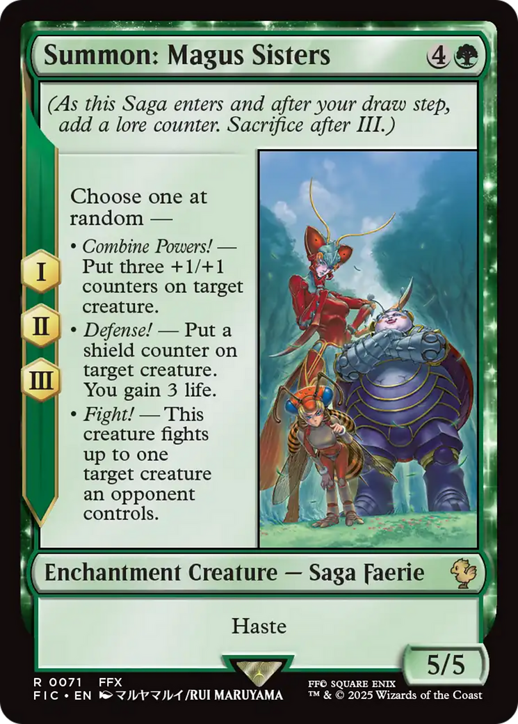 Summon: Magus Sisters - Magic: The Gathering - MoxLand