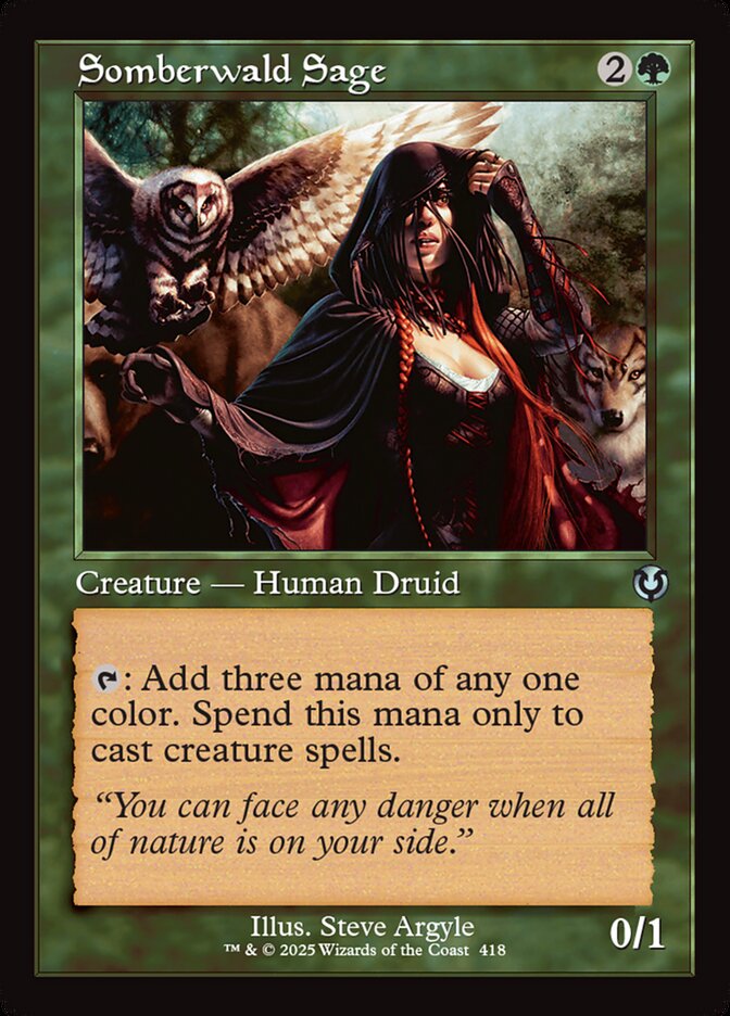 Sábia de Somberwald / Somberwald Sage - Magic: The Gathering - MoxLand