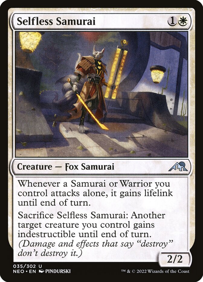 Samurai Altruísta / Selfless Samurai - Magic: The Gathering - MoxLand