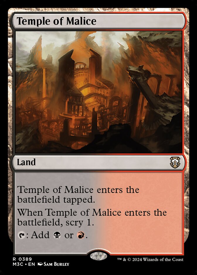 Templo da Maleficência / Temple of Malice - Magic: The Gathering - MoxLand
