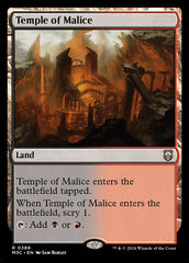 Templo da Maleficência / Temple of Malice - Magic: The Gathering - MoxLand